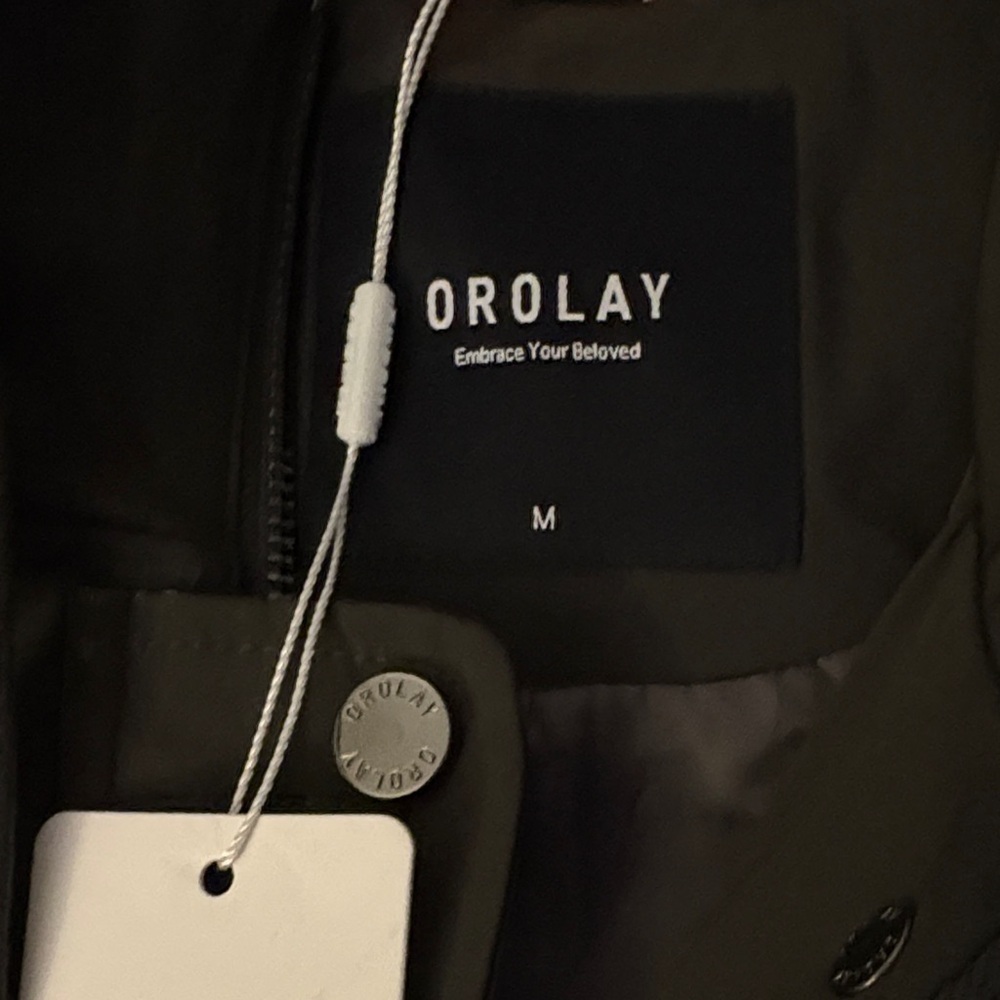 Orolay Light Long Hooded Jacket ~ NWT ~ Size Medium - Picture 3 of 5